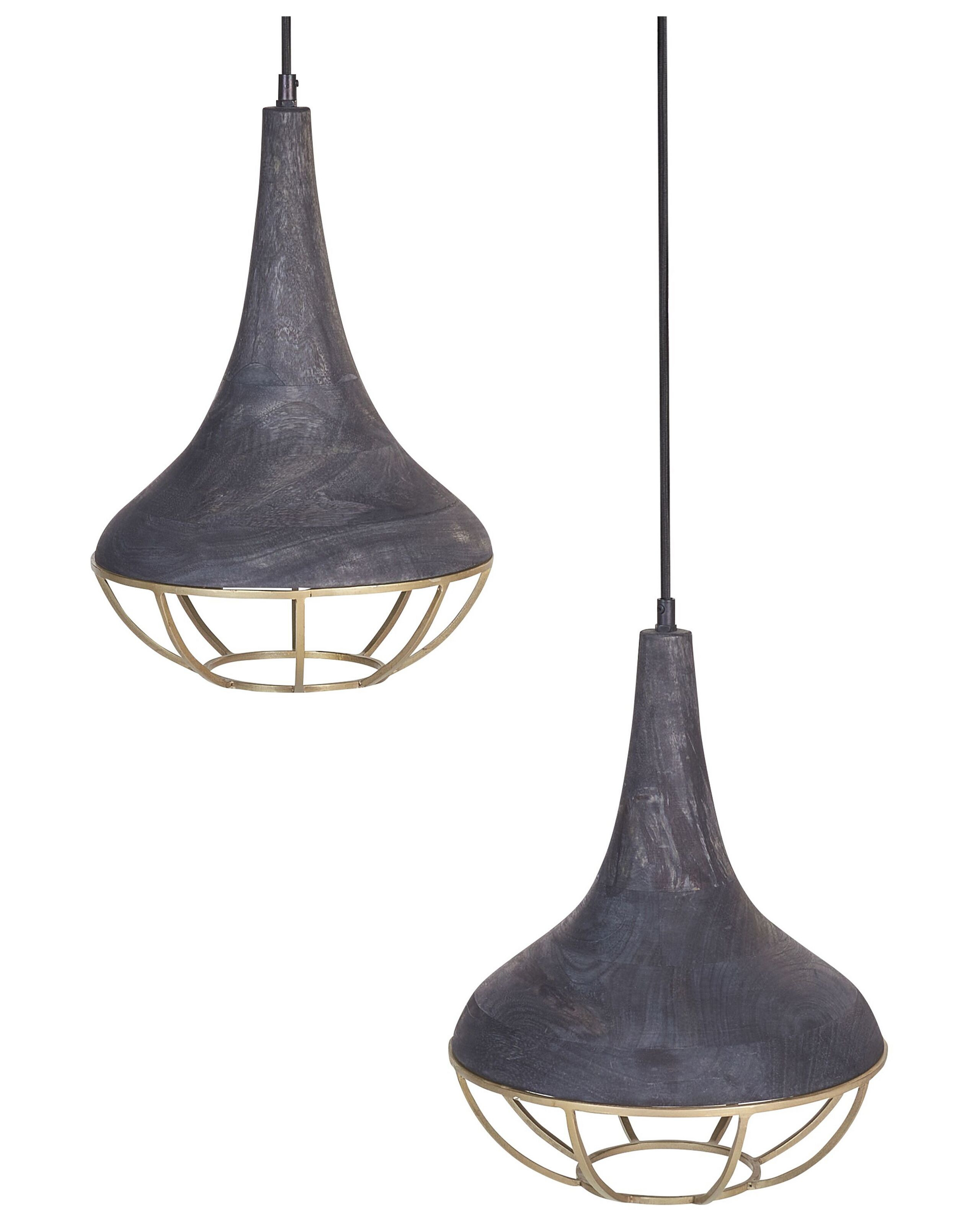 Lampa wisząca sufitowa ręcznie robiona czarna