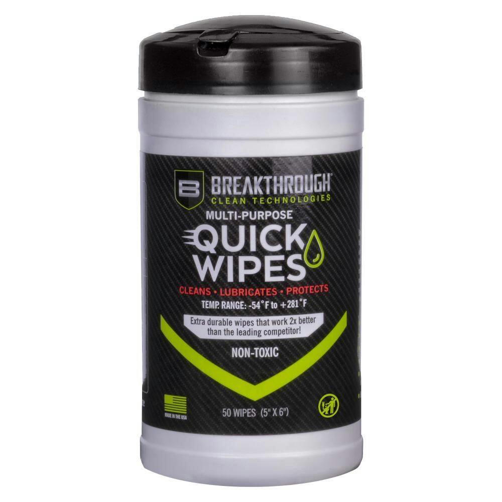 Allen Breakthrough Clean Technologies Multi-Purpose Non-Toxic Quick Wipes, , Low Odour, 50-ct, 5 x 6-in