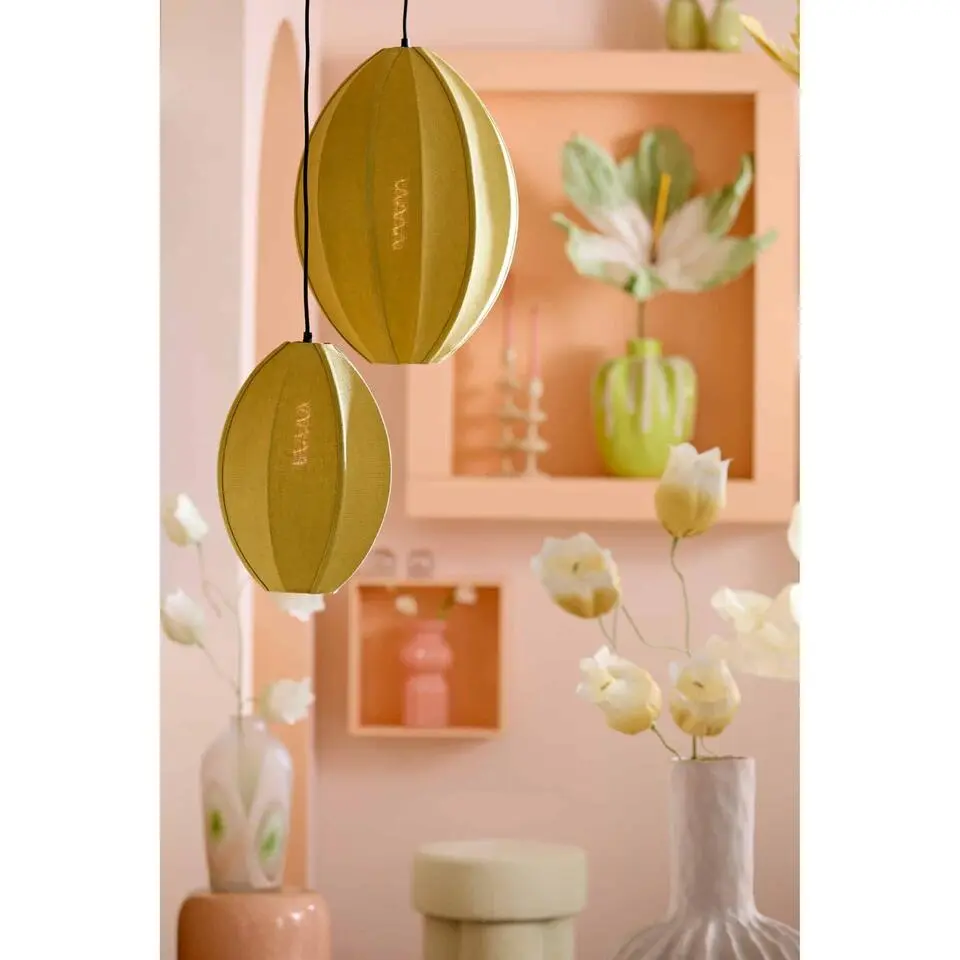 Hanglamp Milatos - Olijfgroen - &Oslash;28.5x38cm