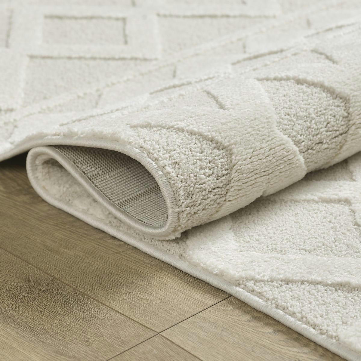 CERLOS - Tapis salon ecru 80x150