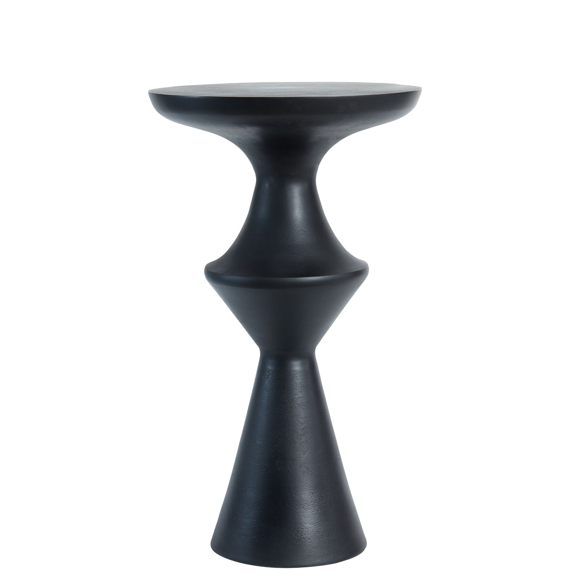 Light & Living bijzettafel Loboc - zwart - 37.5x14x63.5cm