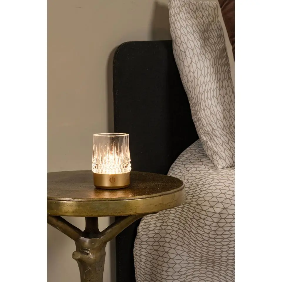 Lucide LILY Tafellamp - Mat Goud / Messing