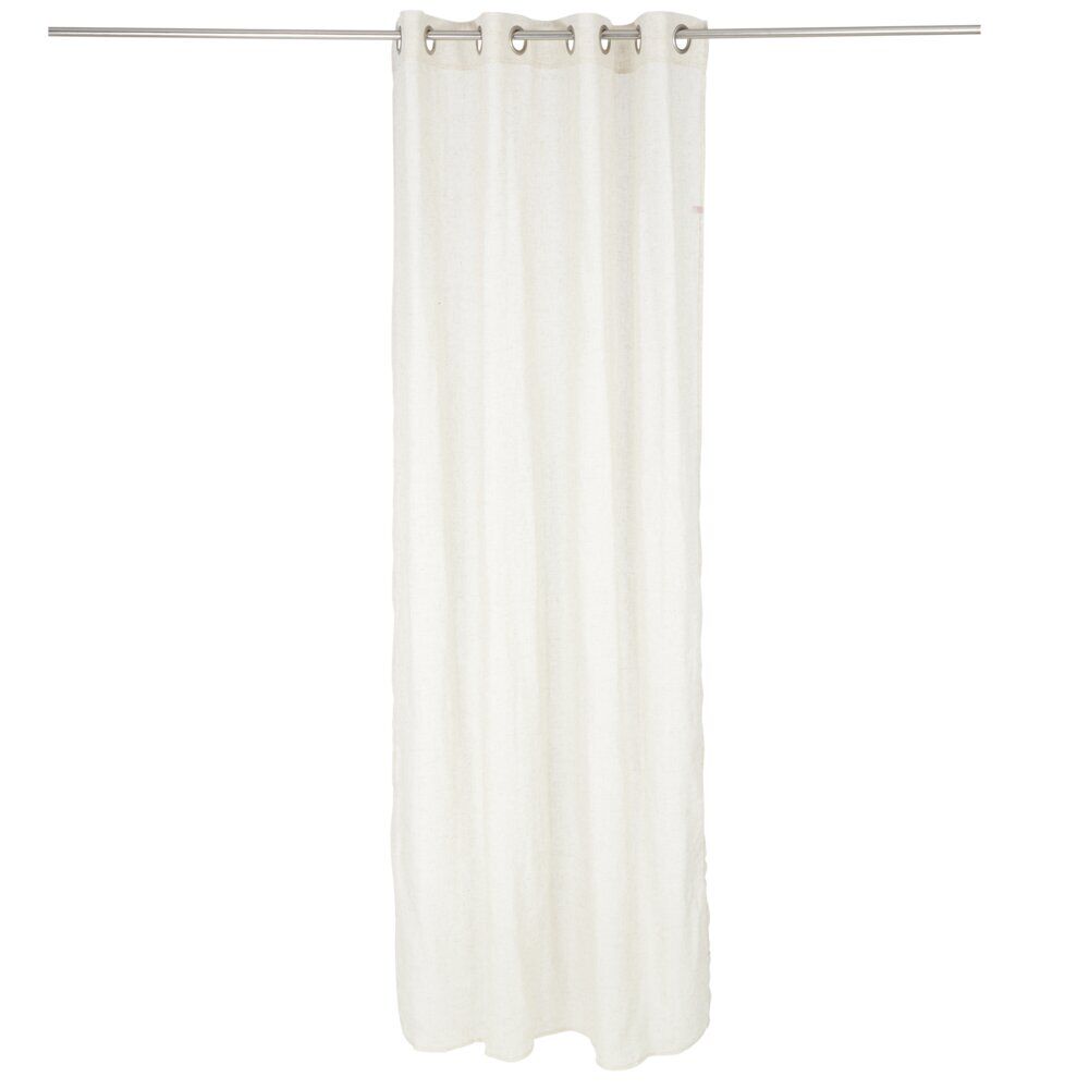 Voilage polyester 140x240cm lin naturel
