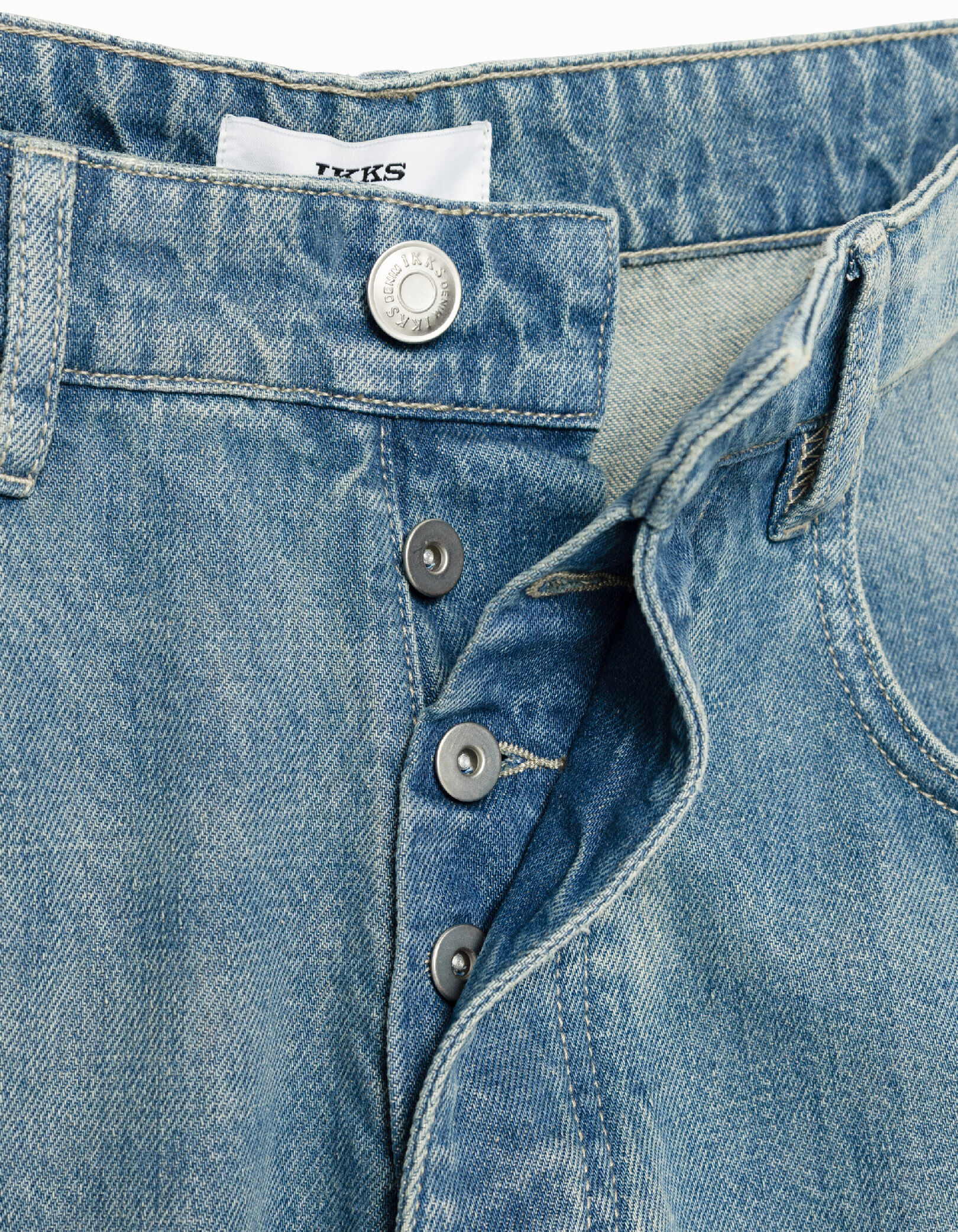 Jean barrel bleu Homme