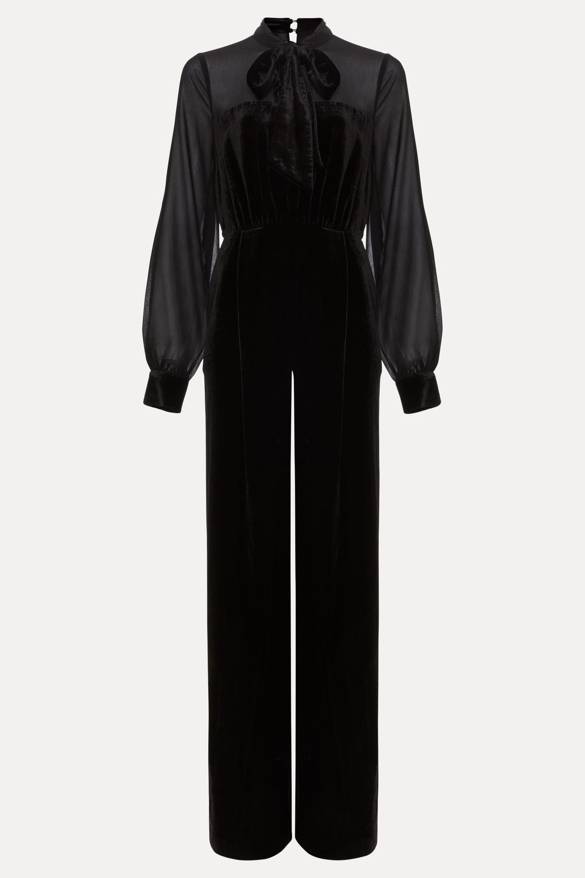 Phase Eight Magie Velvet Tie Neck Jumpsuit