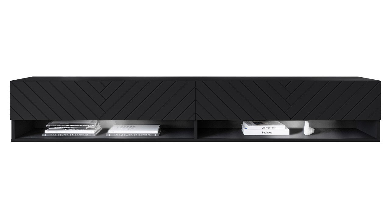 Szafka RTV A180 MDF, z oświetleiem LED RGB