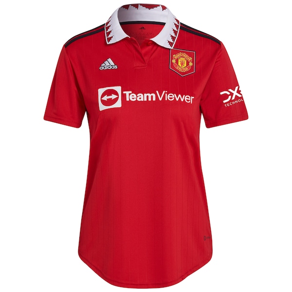 Marcus Rashford Manchester United adidas Women's 2022/23 Home Replica Player Jersey - Red