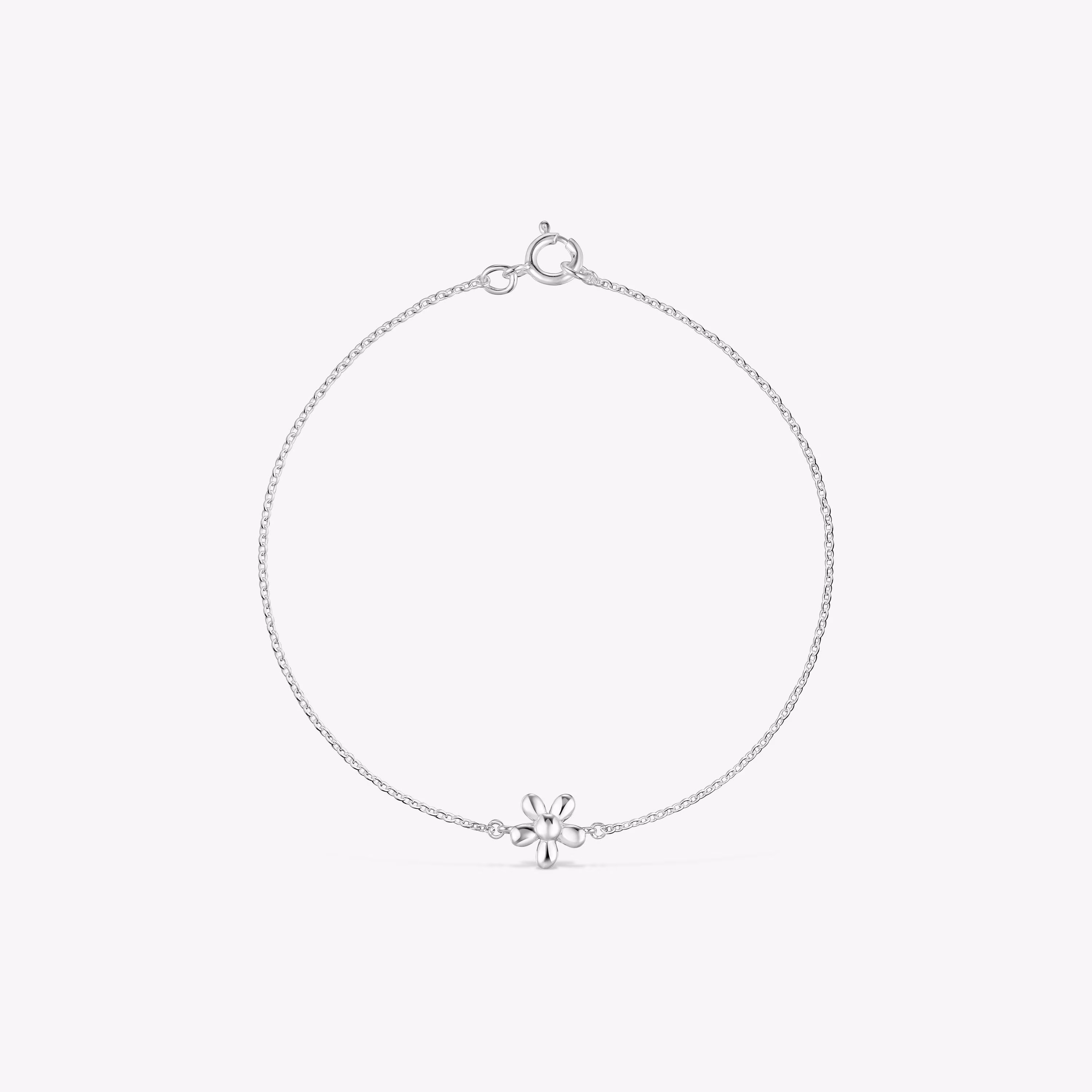 Pulsera cadena flor de plata TOUS Motivos