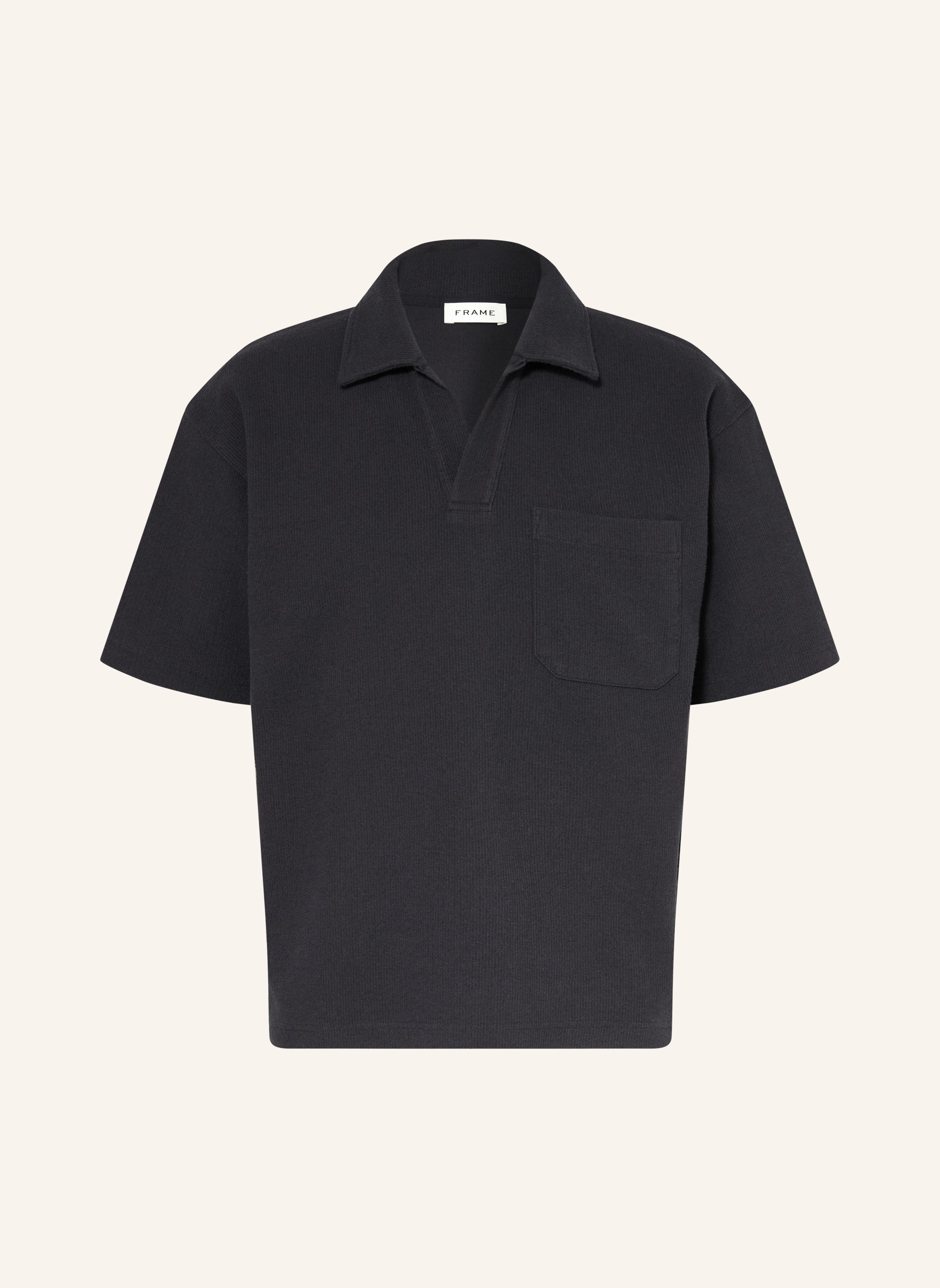 FRAME Frottee-Poloshirt