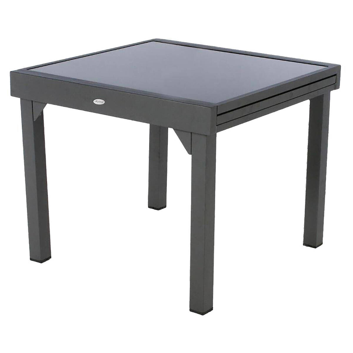 Mesa extensível PIAZZA cinza graphite 90-180cm