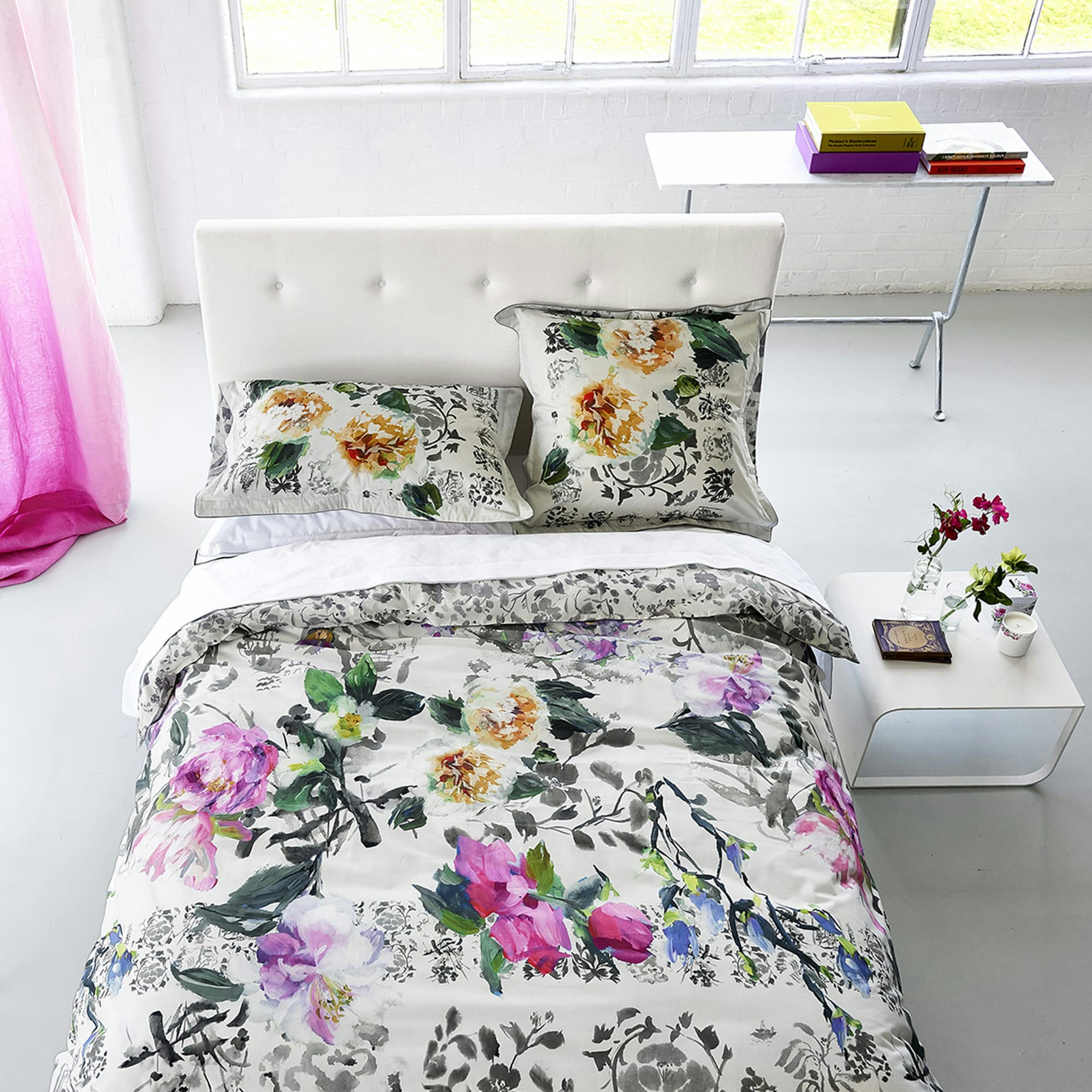 MAJOLICA - Housse de couette en percale de coton multicolore 140x200