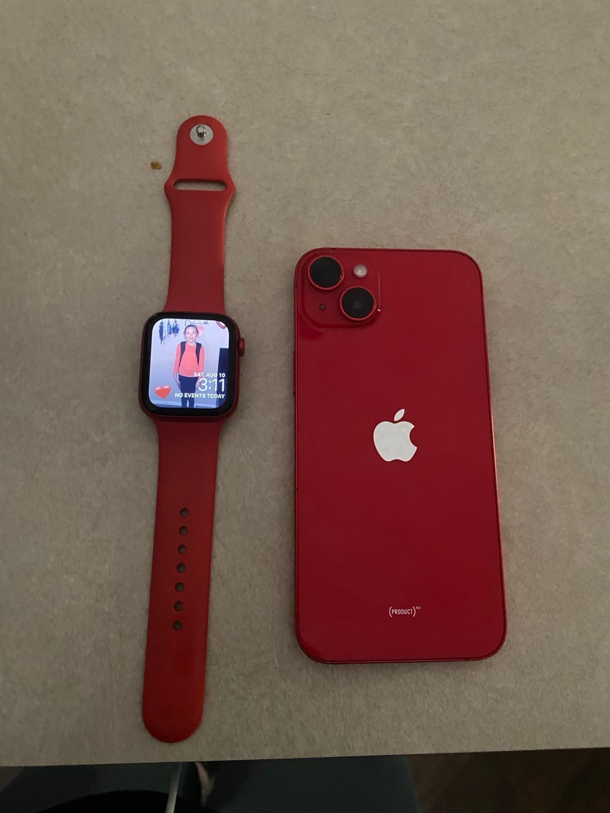 iPhone 14plus unlocked & Apple Watch Series 6 PRODUCT RED