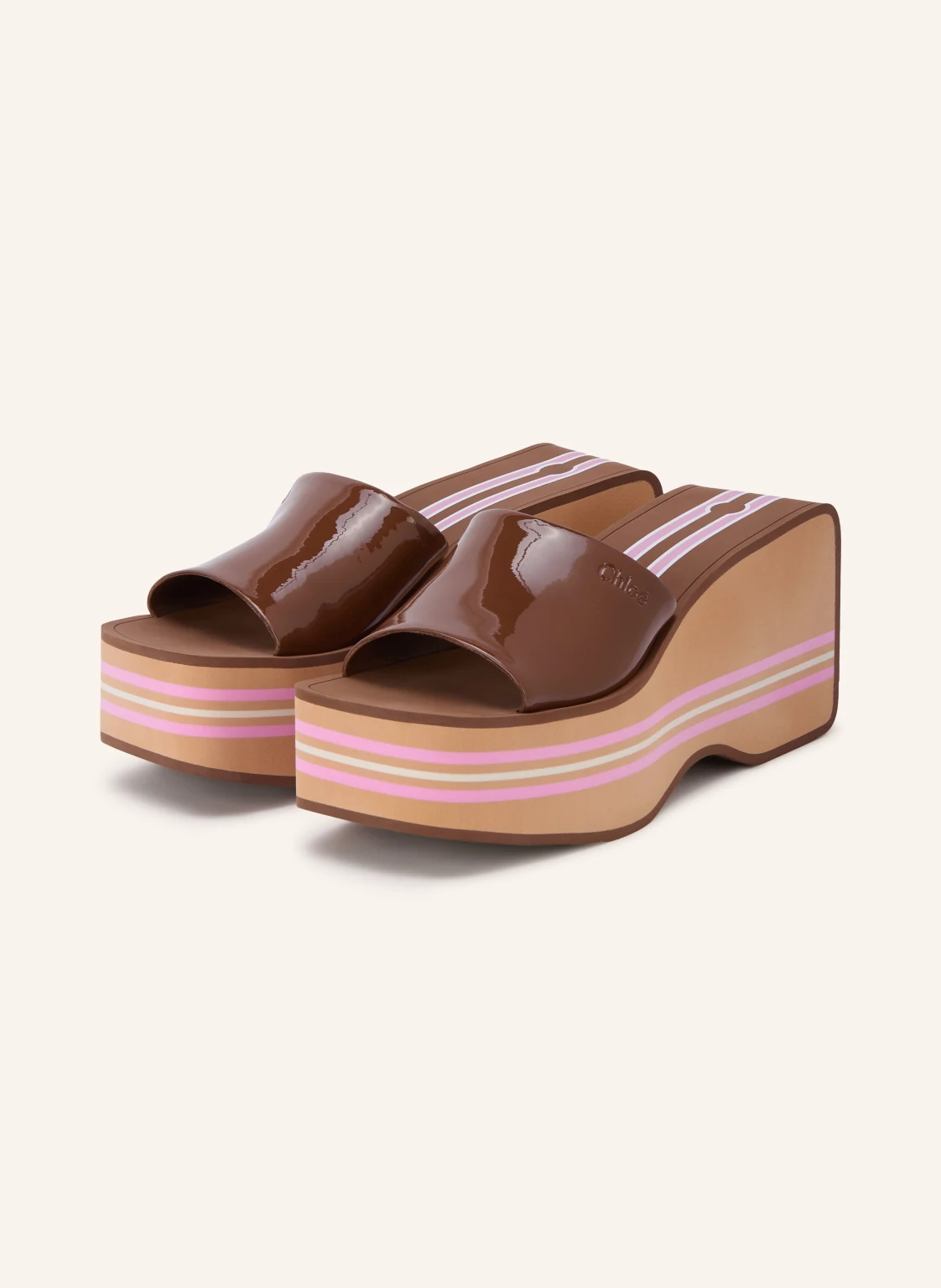 Chloé Lack-Wedges SWIMMING COOL