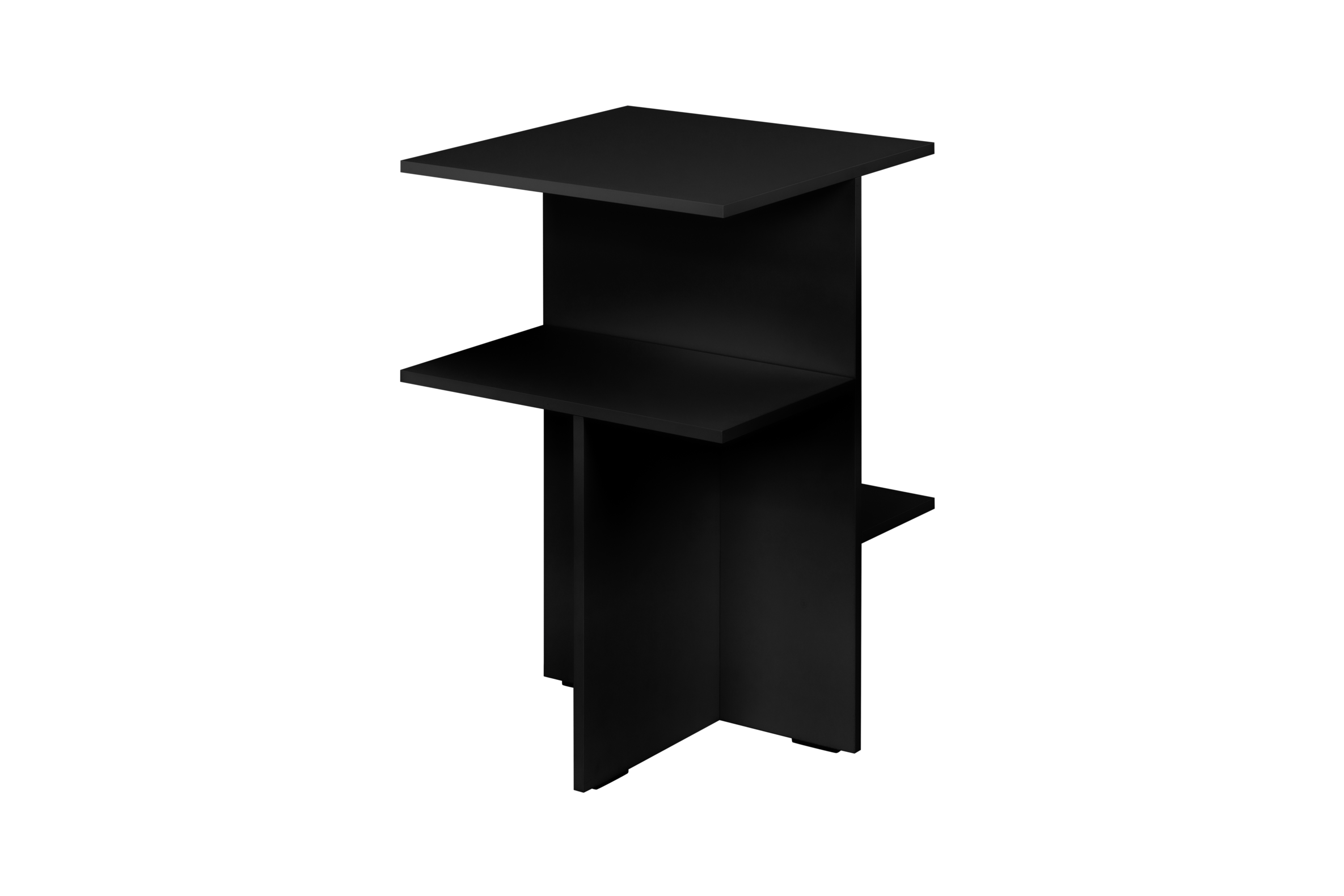 noo.ma ATIK Bijzettafel - Vulcano Black - melamine