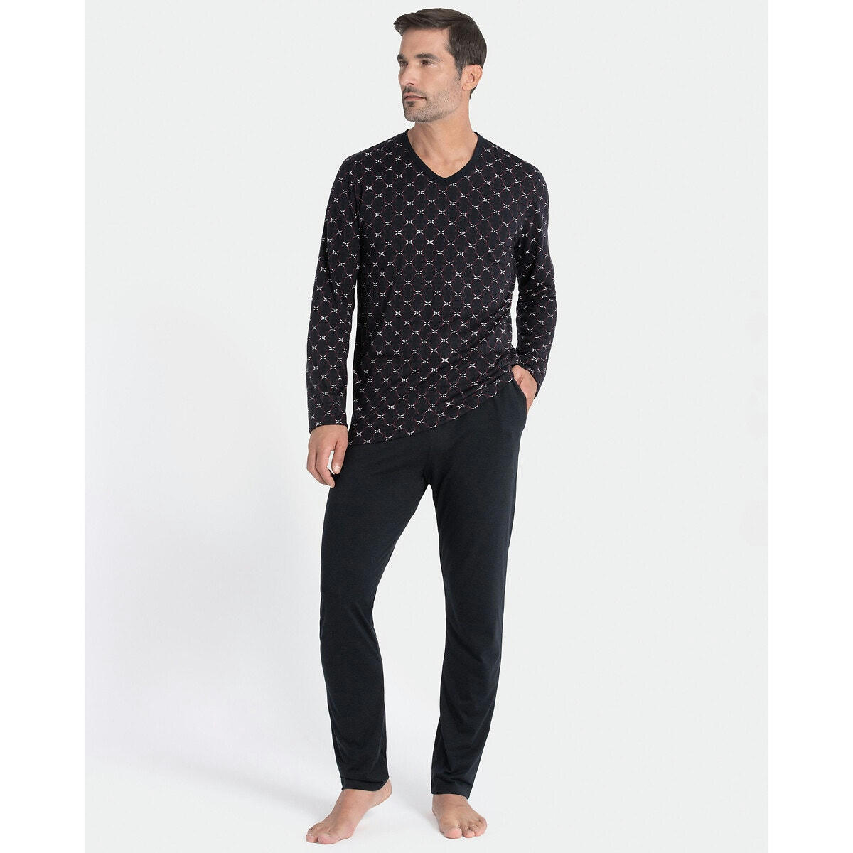 Pyjama long col V