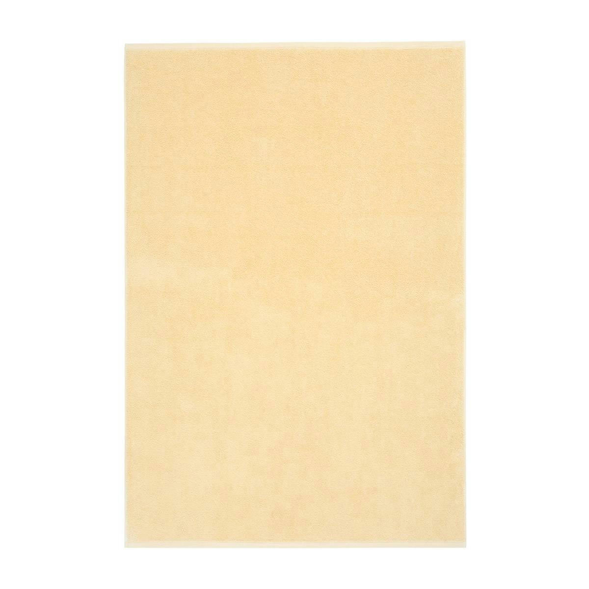 MA DOUCE - Serviette de bain en  coton jaune 100 x 150 cm