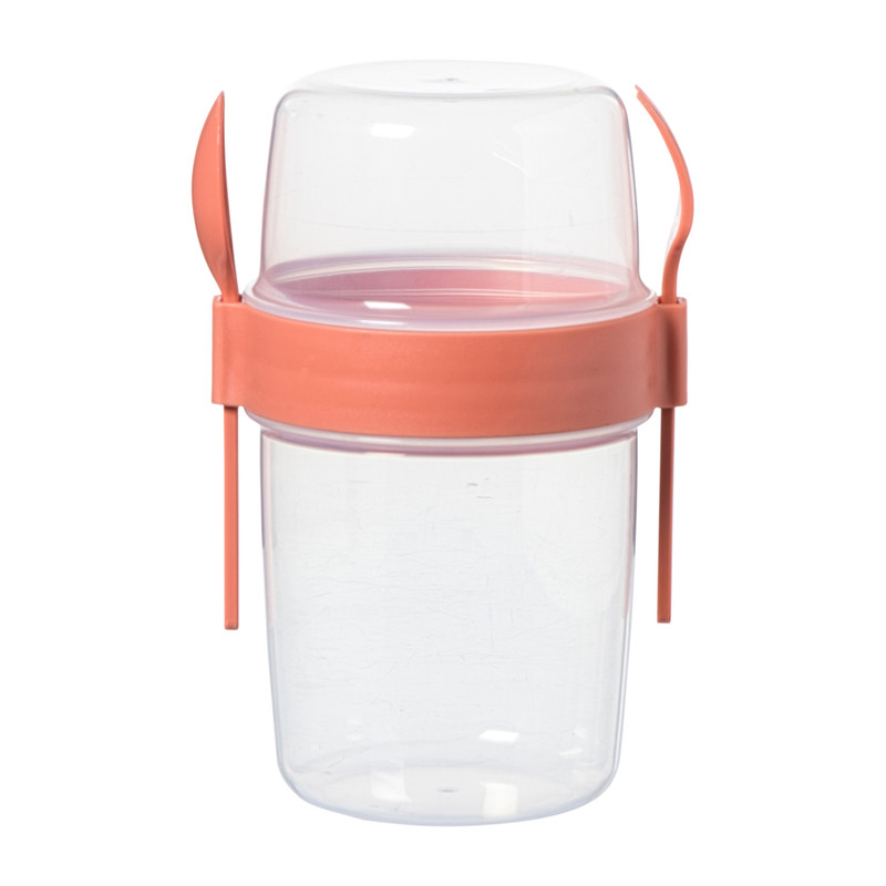 Yoghurtbeker - roze - 1.1 liter