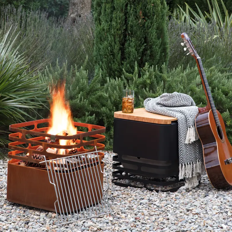 Feuerkorb & Grill Cube