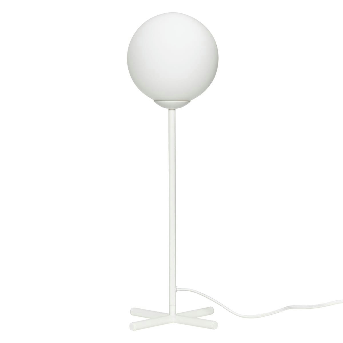 CHAMP - Lampe de table en verre blanc