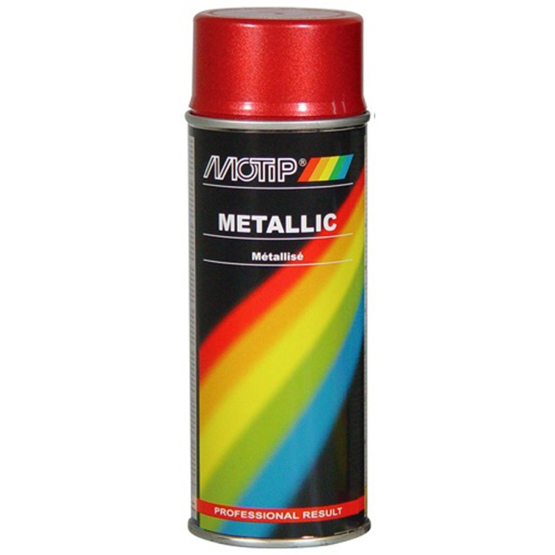 Peinture Metallic rouge 0,4 L MOTIP