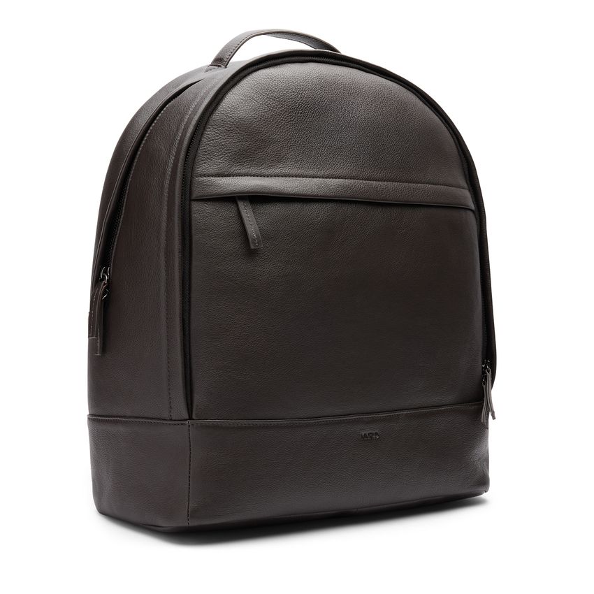 Manfield Bruine leren unisex rugzak