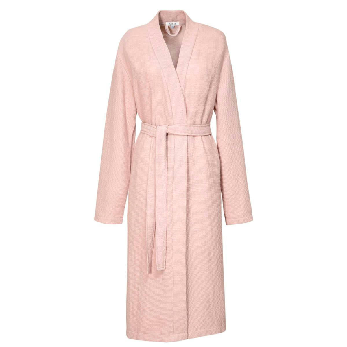 ZORBA - Kimono de bain en  coton nid d'abeille rose M