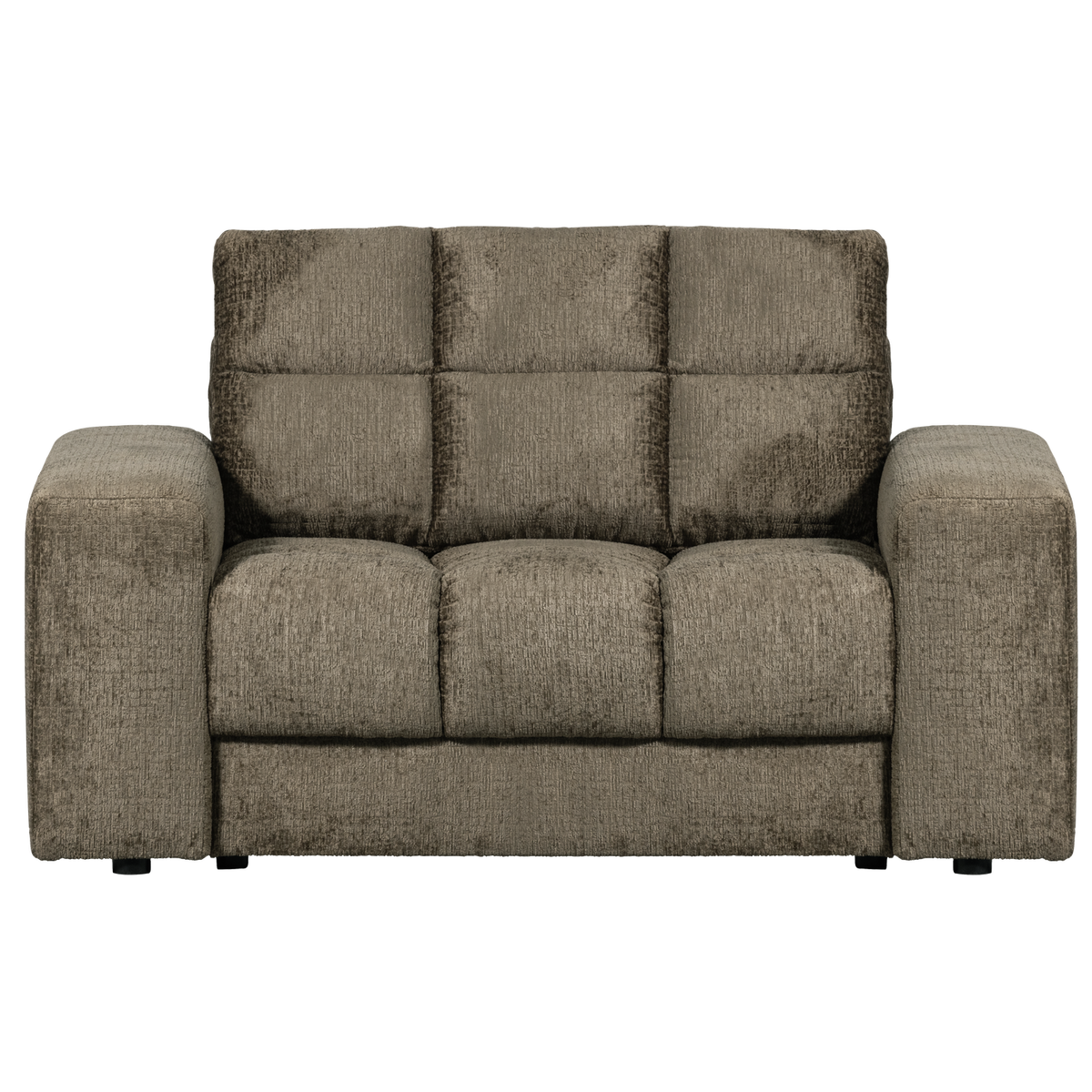 WOOOD loveseat Second Date - Structure Velvet - Bonsai - 78x136x101