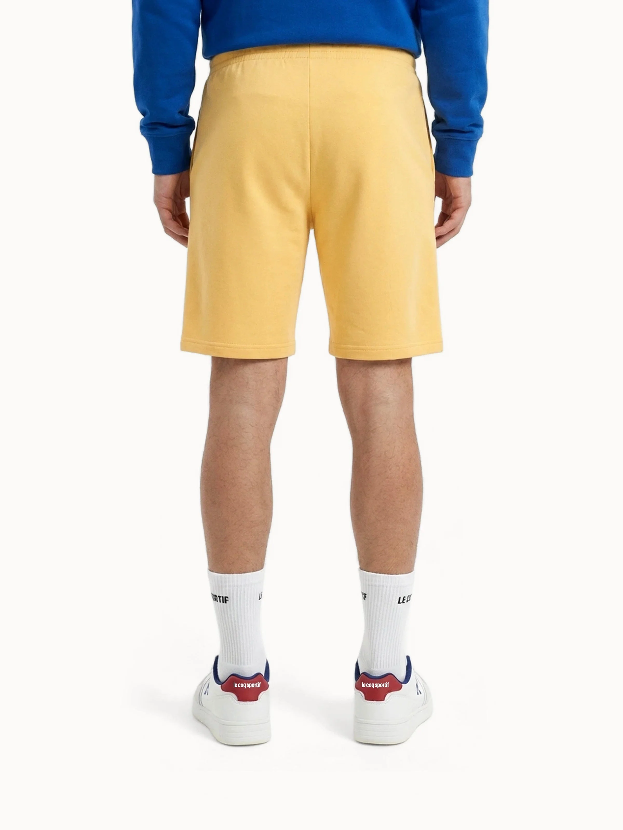 Short Essentiel en jersey de coton avec logo ton sur ton