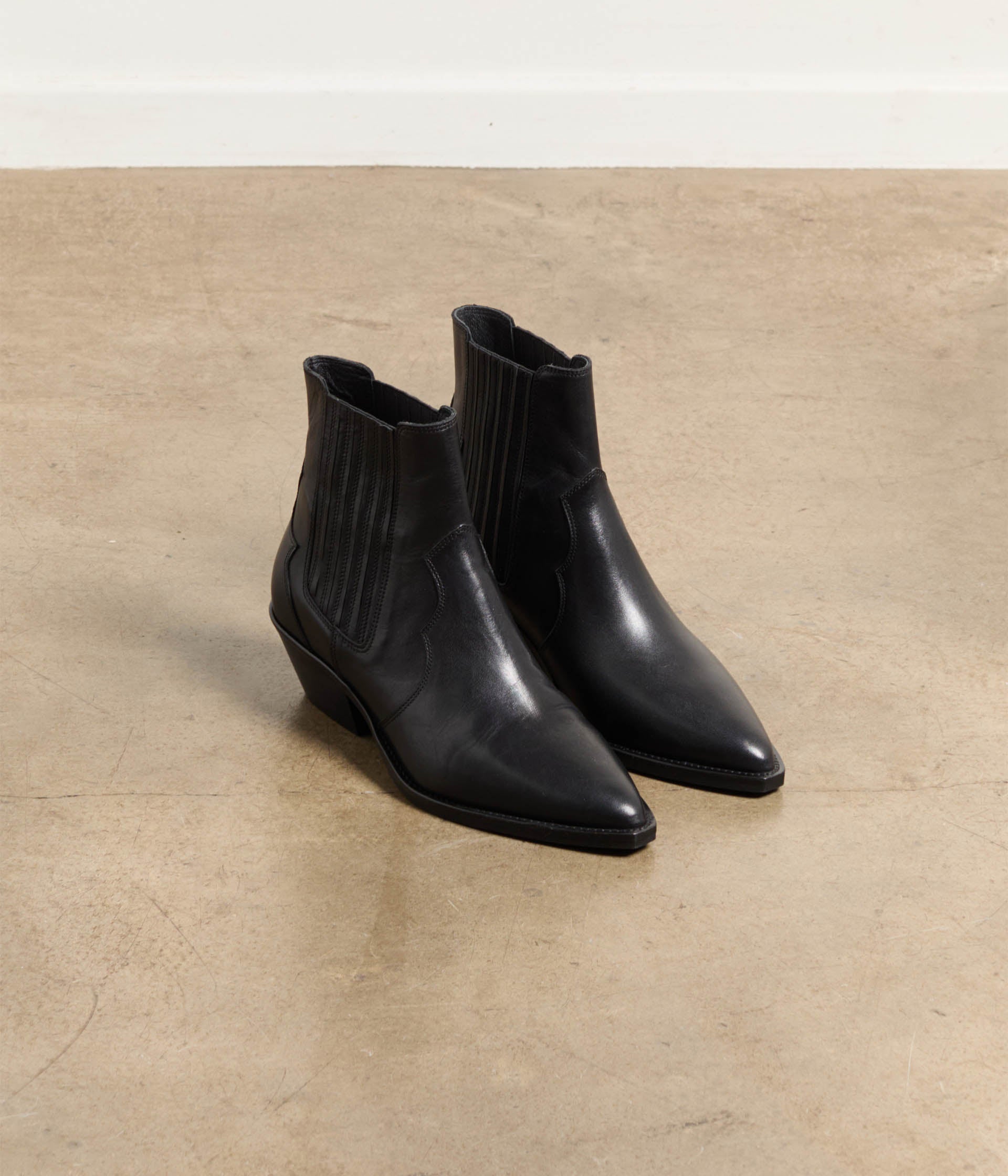 Boots western noires Travis