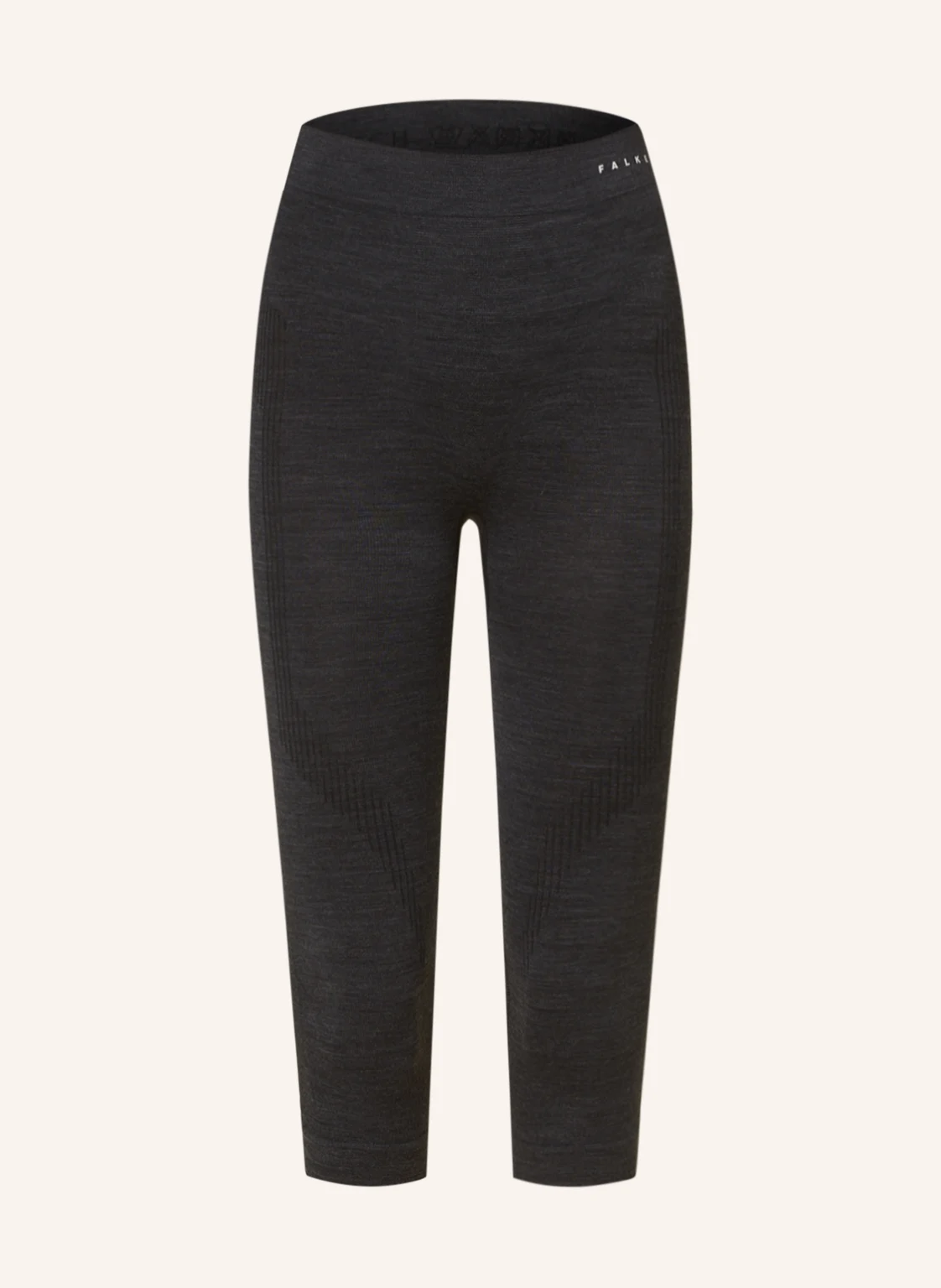 FALKE Funktionswäsche-Hose WOOL-TECH mit verkürzter Beinlänge und Merinowolle