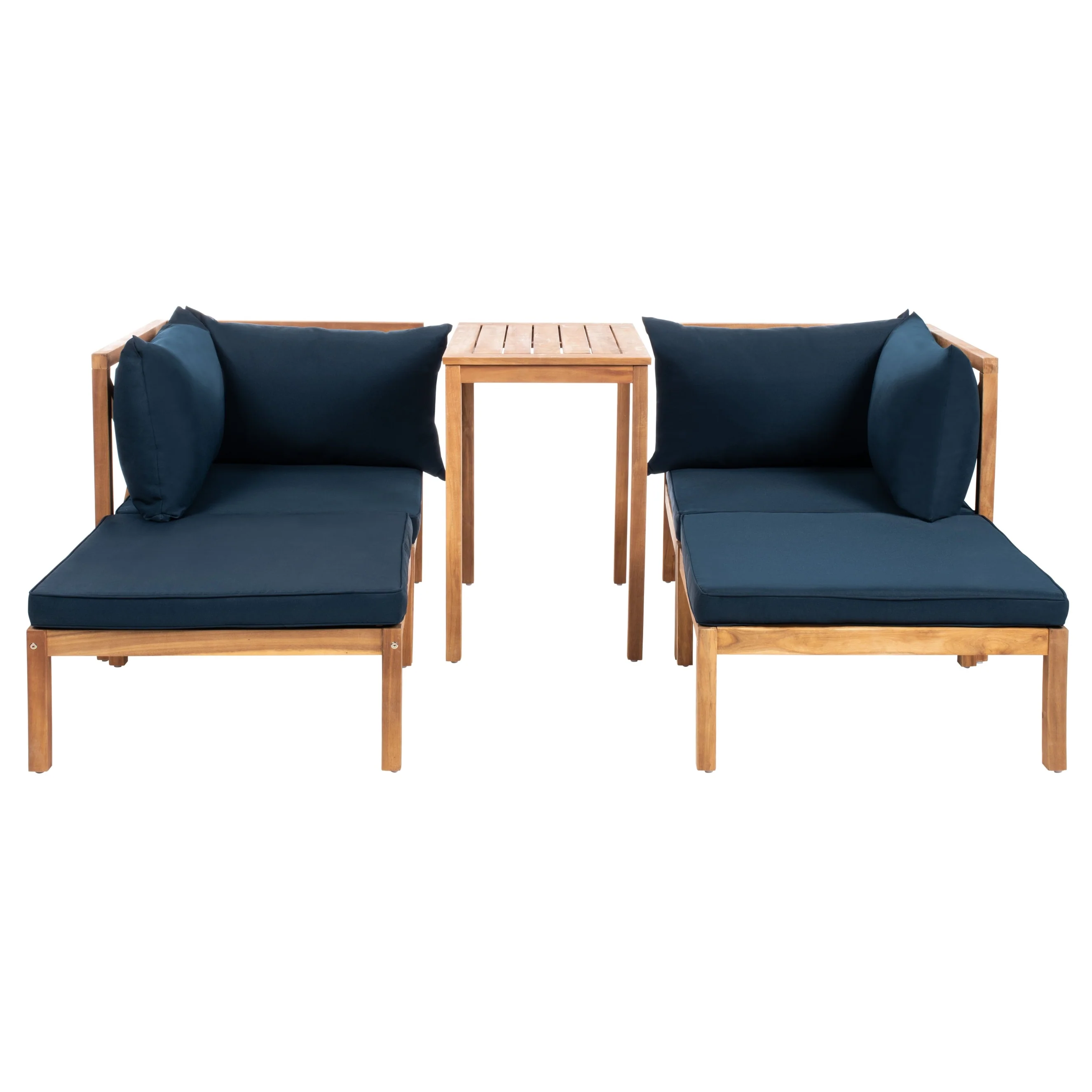 SAFAVIEH Outdoor Living Ronson 5-Piece Sectional Set - 27W x 27D x 27H