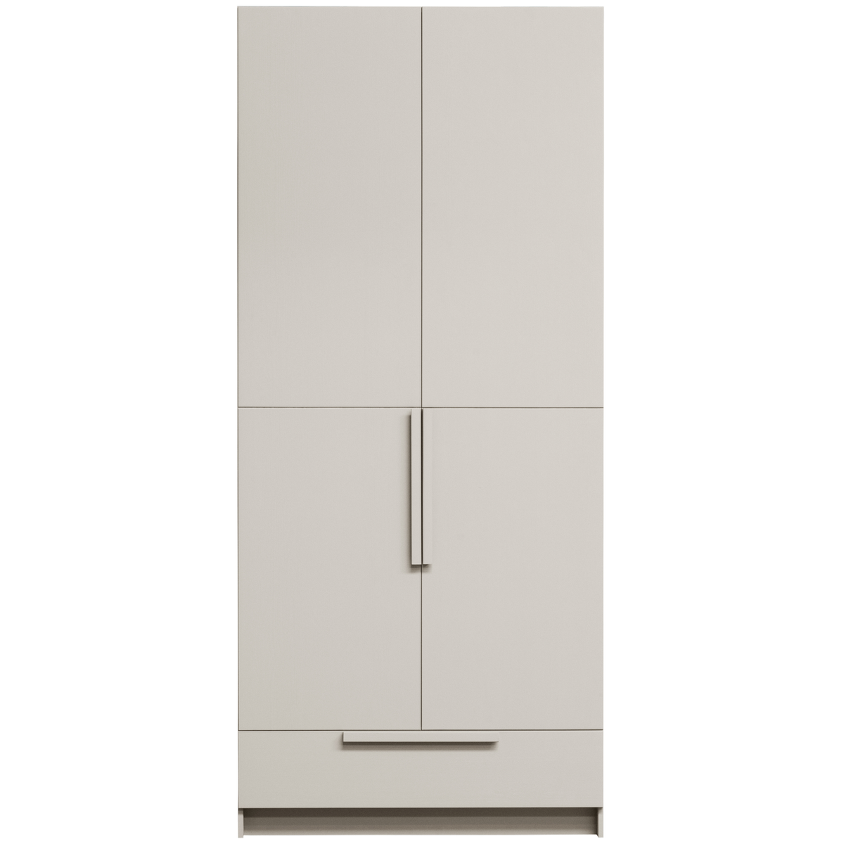 WOOOD 2-deurs kledingkast splitdeur Pure - Grenen - Dust - 215x95x60