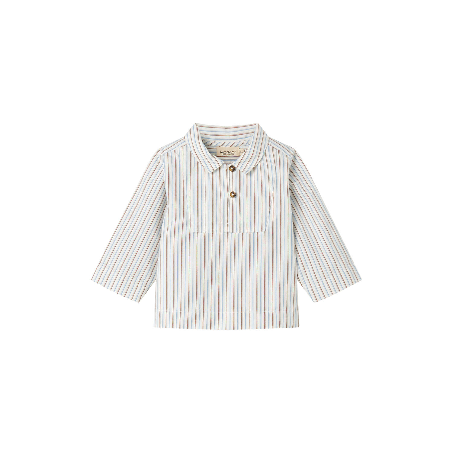 Tovas B Shirt, blue iris stripe