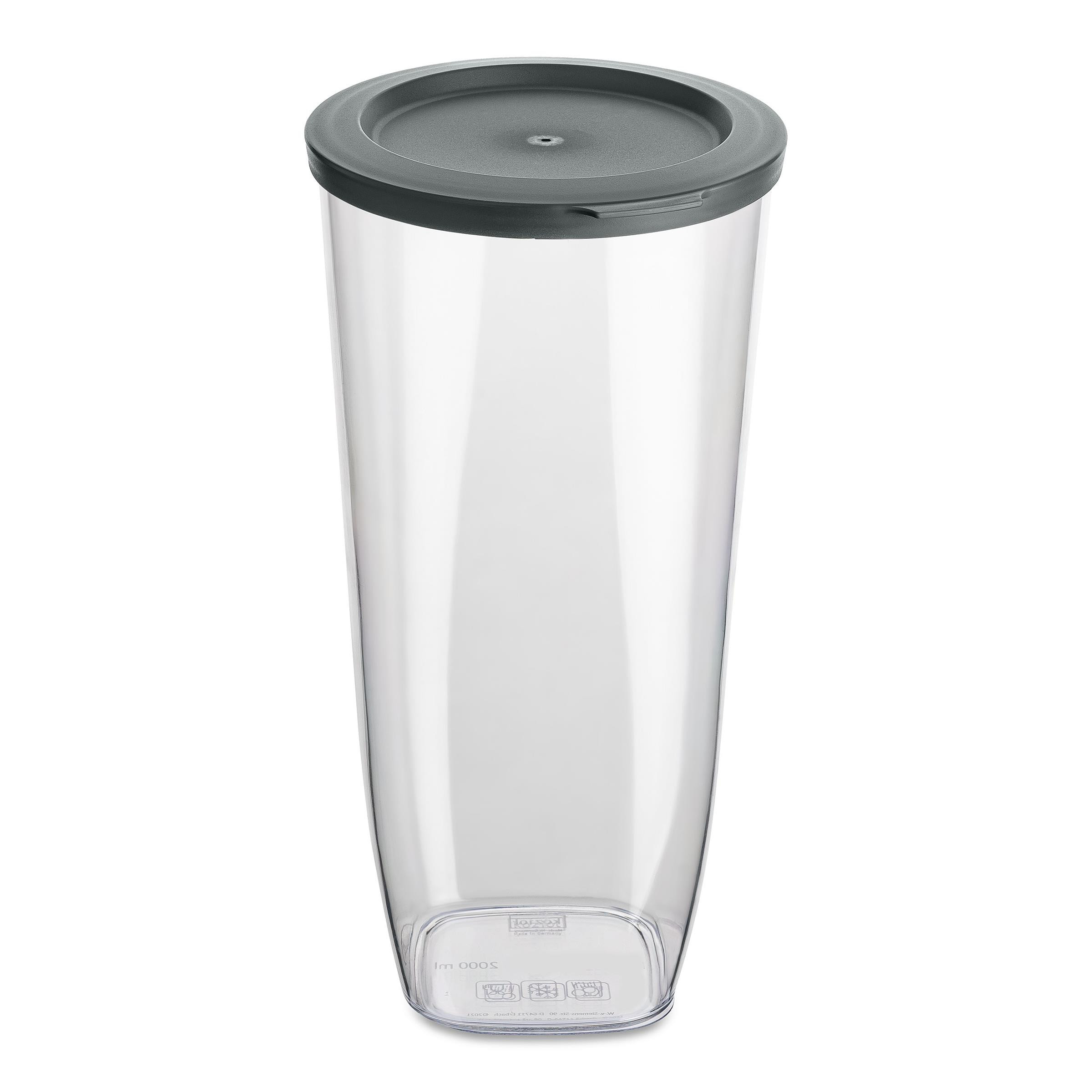 Pojemnik plastikowy na żywność sypką 2000 ml, KOZIOL