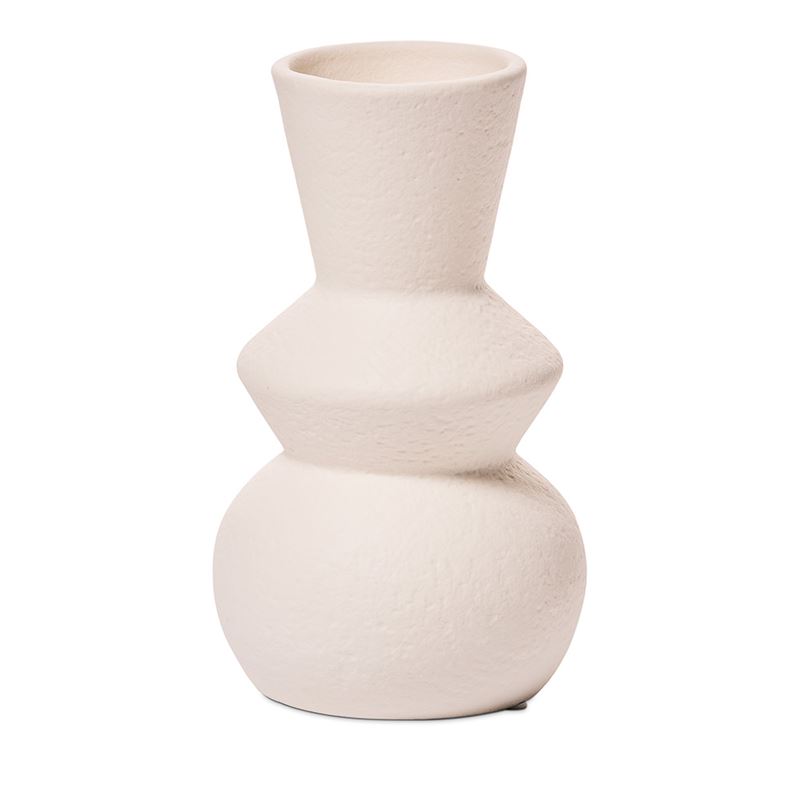 Angular White Vase
