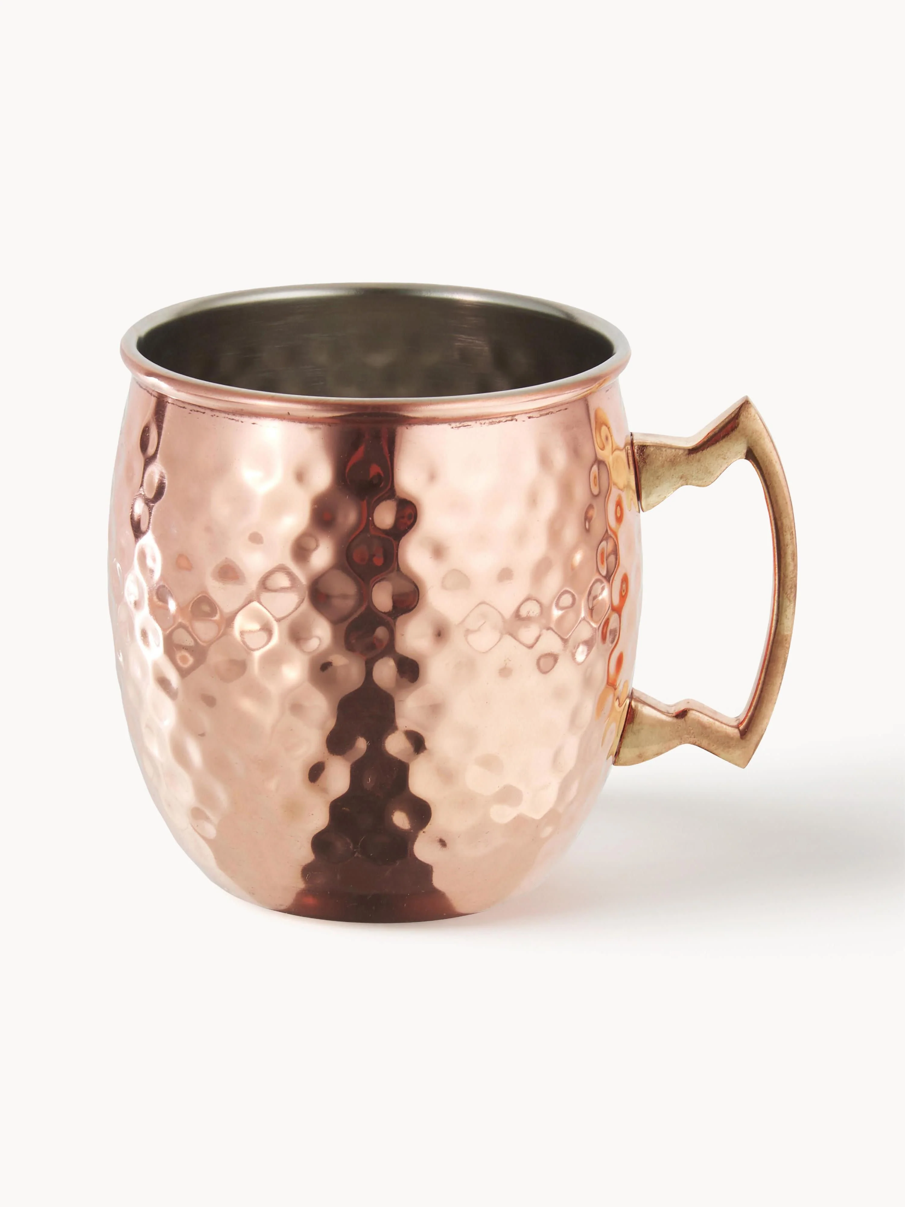 Moscow Mule Kupferbecher Hammered mit gehämmerter Oberfläche