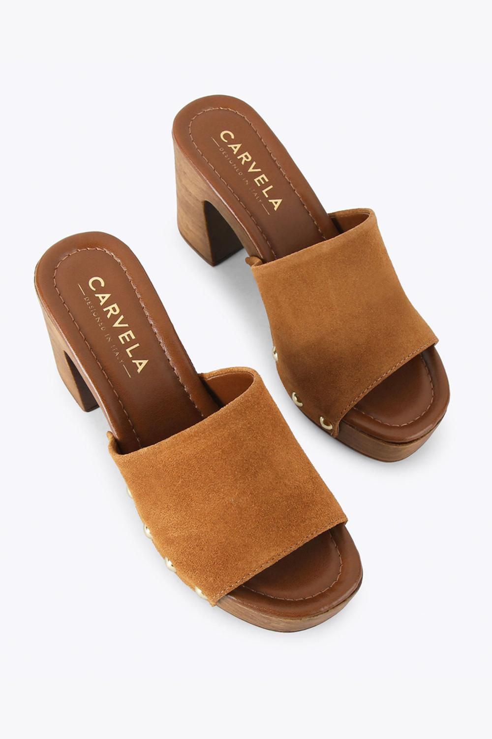Carvela Novella Mule' Suede Heels