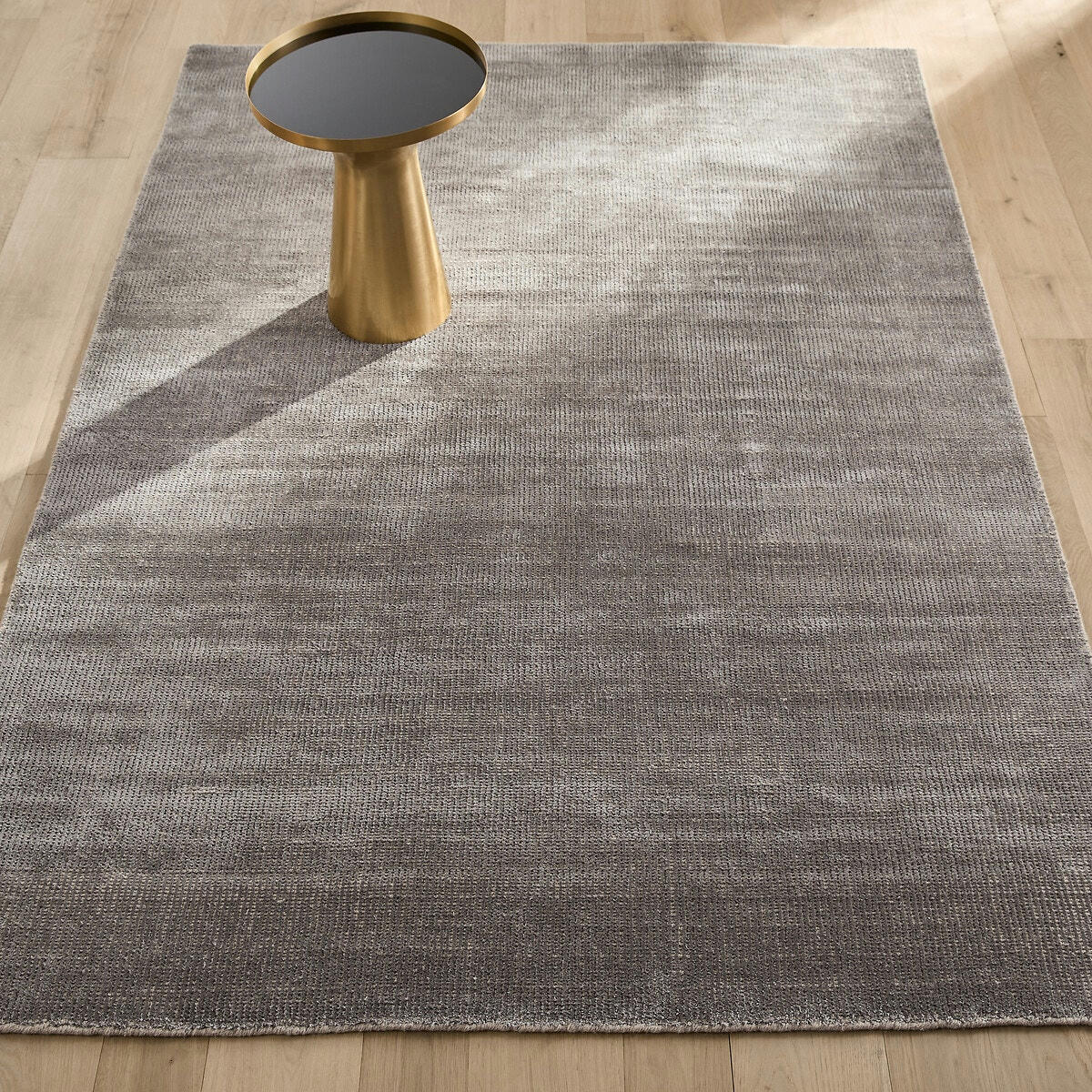 Tapis en lyocell et laine, tissé main, Terral
