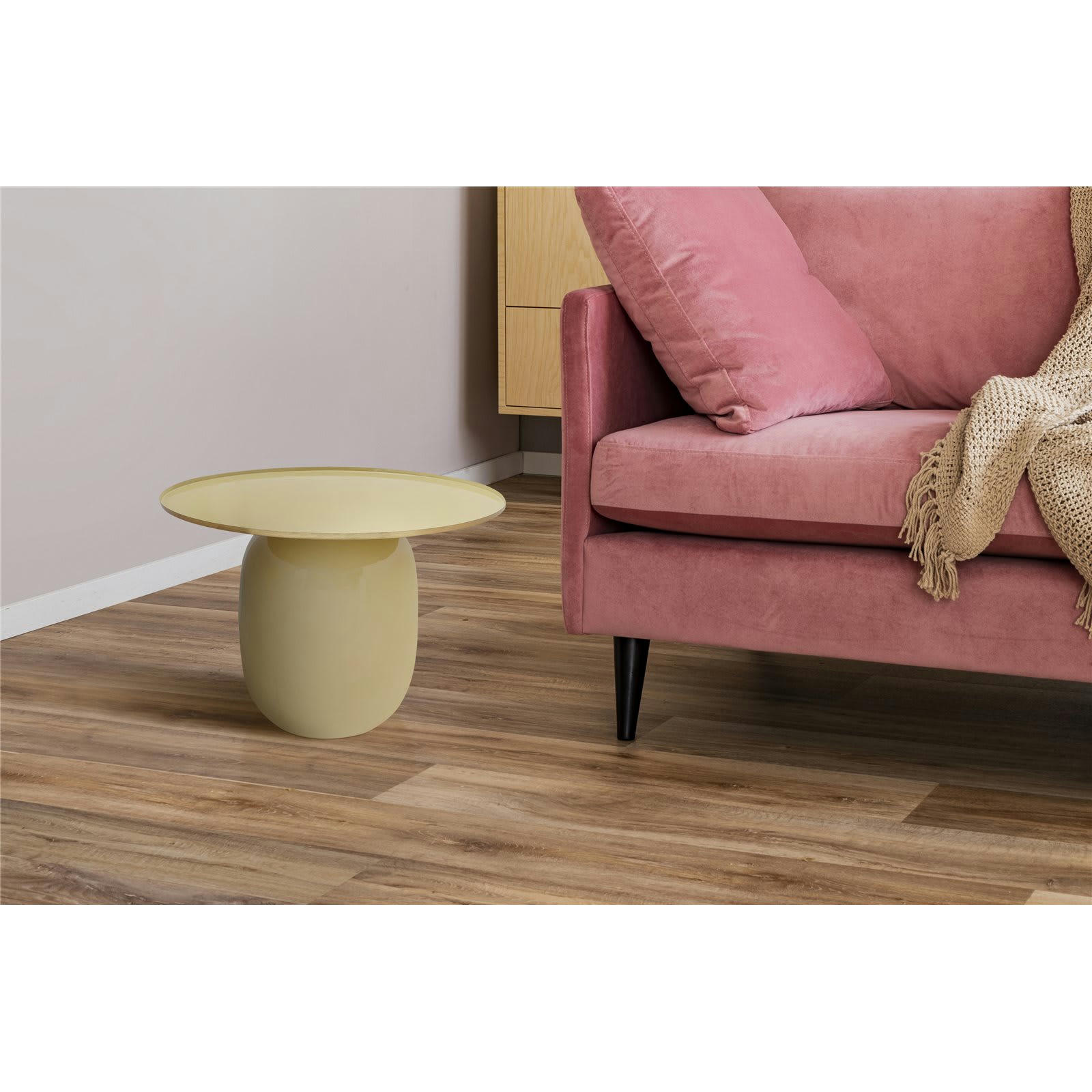 ART DÉCO 525 - Table d'appoint Fer Jaune