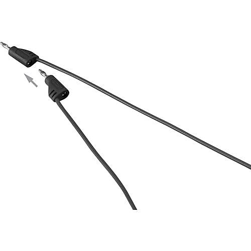 Cordon de mesure double banane mâle 2 mm, ultra flexible, MSB-200, 60 V, 2,2 A