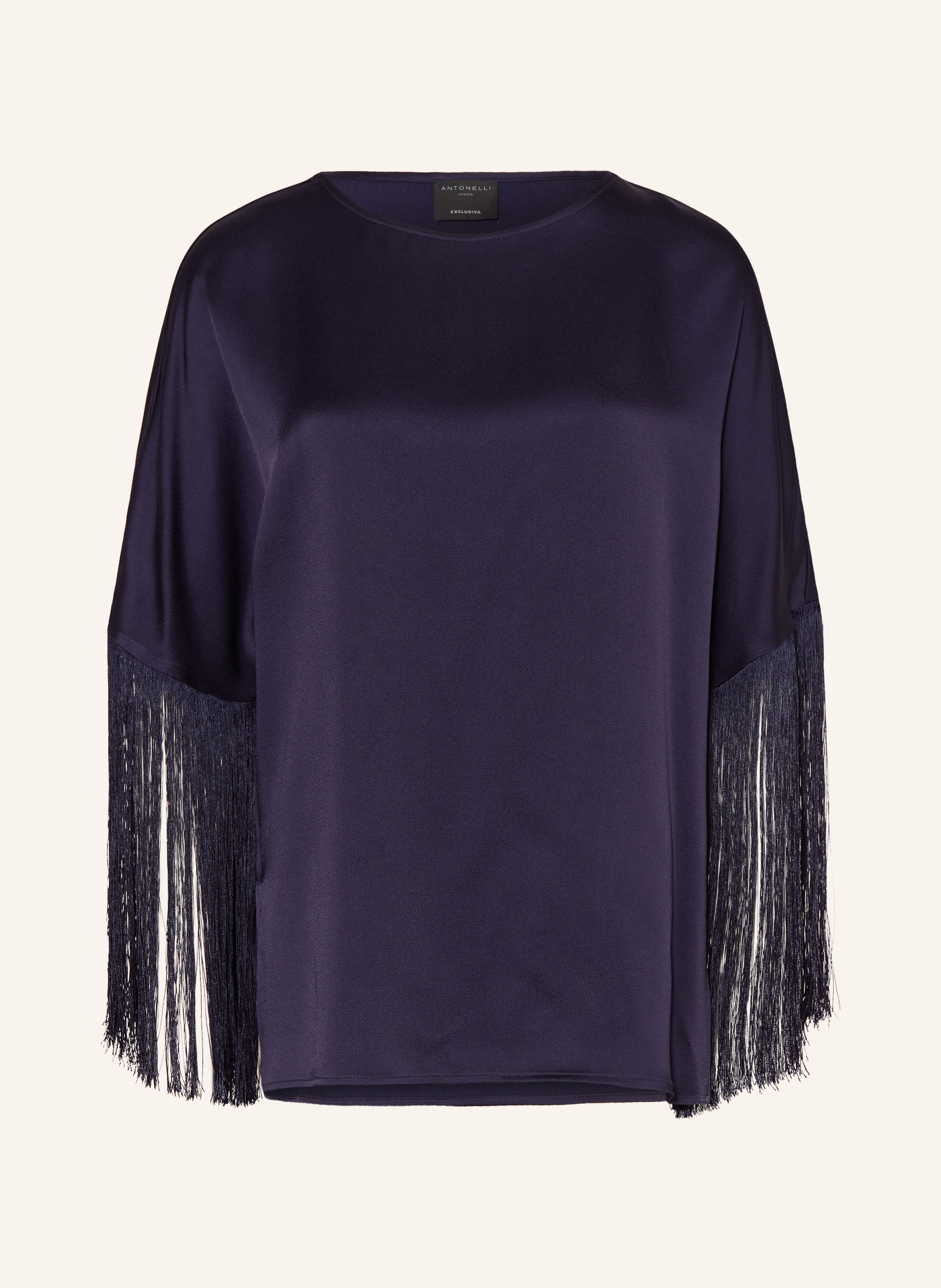 ANTONELLI firenze Blusenshirt ARDISIA aus Satin mit 3/4-Arm