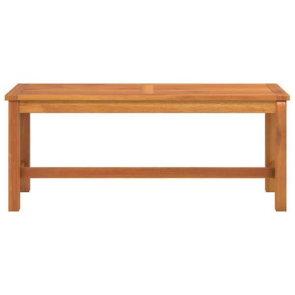 Banc de jardin meuble de patio bois Helloshop26