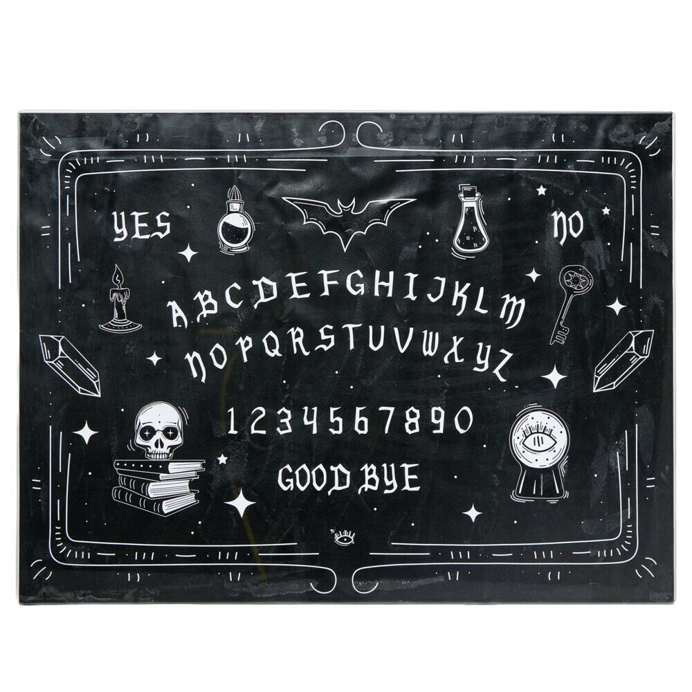 Planche de présentation verre Ouija noir 30x40cm