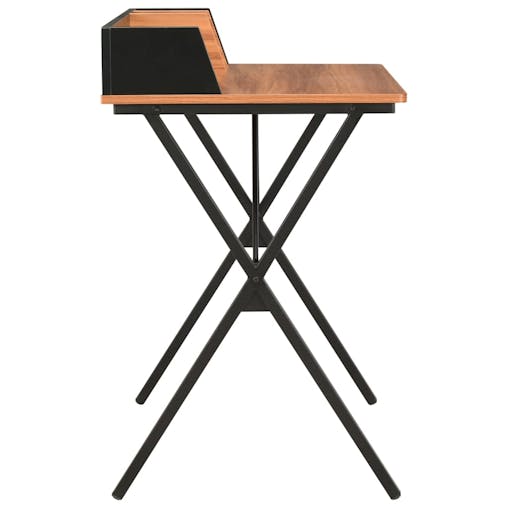 NNEVL Desk Black and Brown 80x50x84 cm