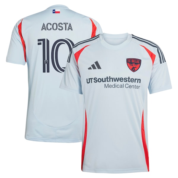 Luciano Acosta FC Dallas adidas 2025 The Inferno Kit Replica Player Jersey - Light Blue