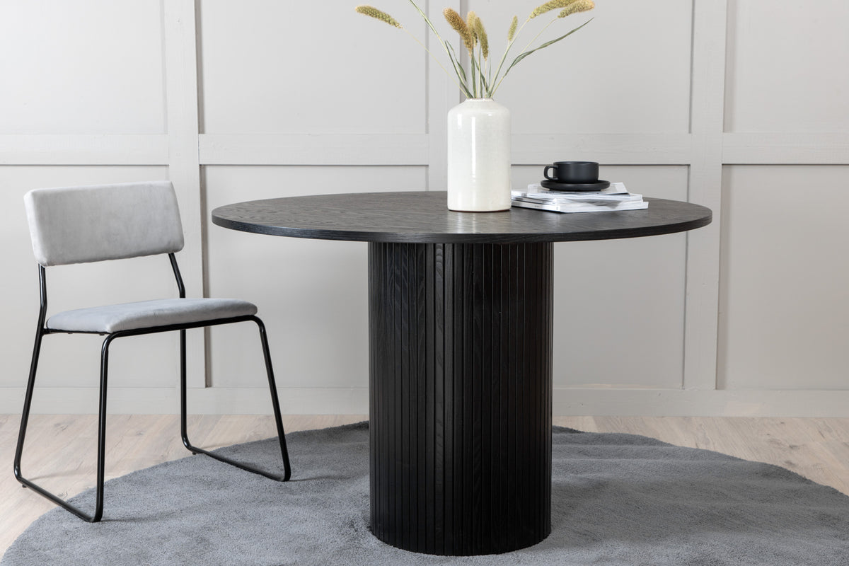Rebellenclub Pokka Eetkamertafel - ø110 cm - Zwart