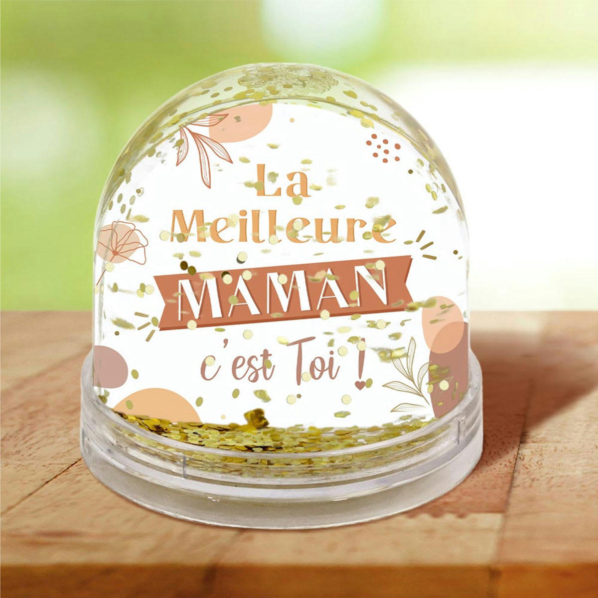 - Boule à paillettes meilleure maman