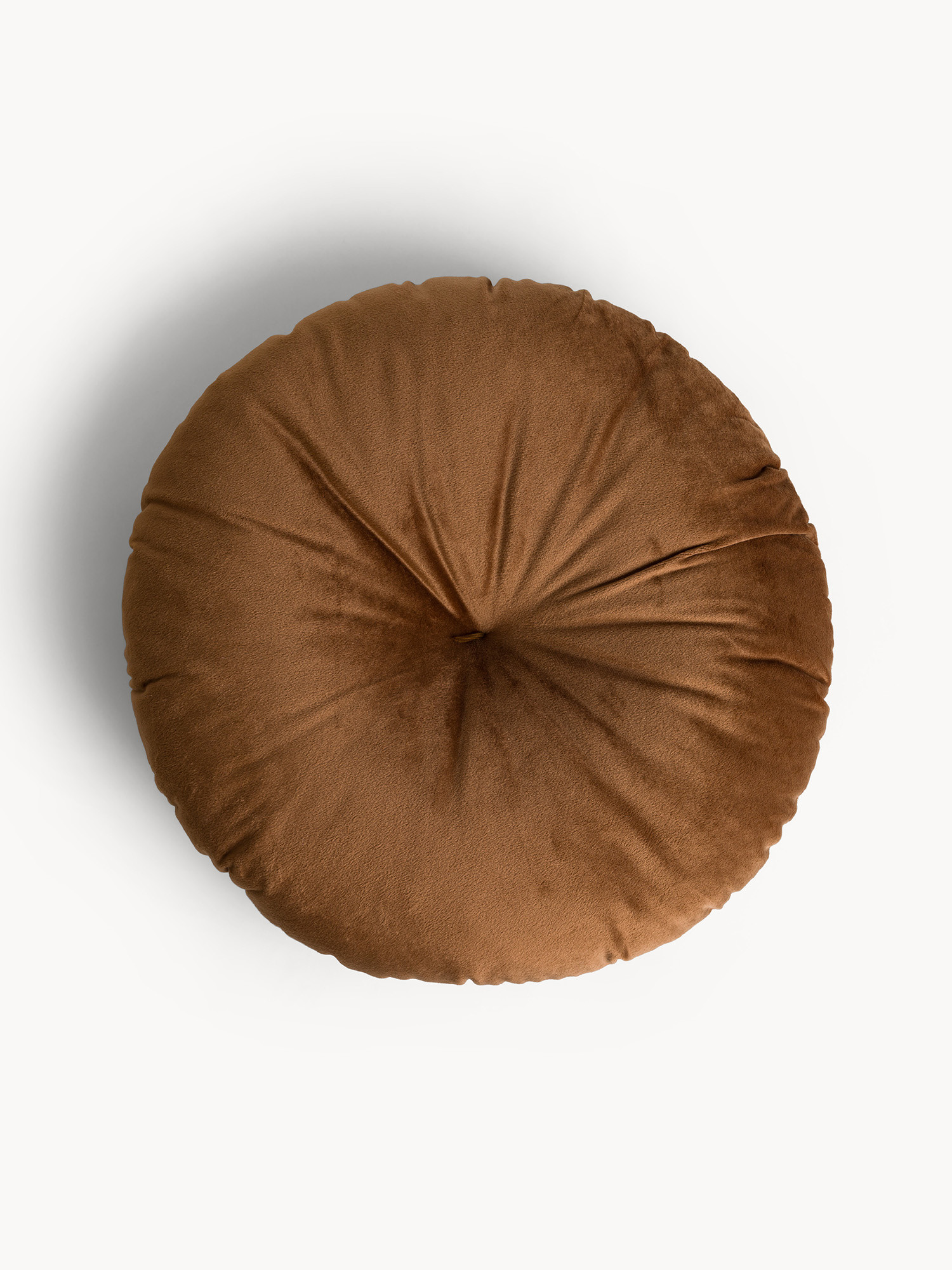 Cuscino rotondo in velluto