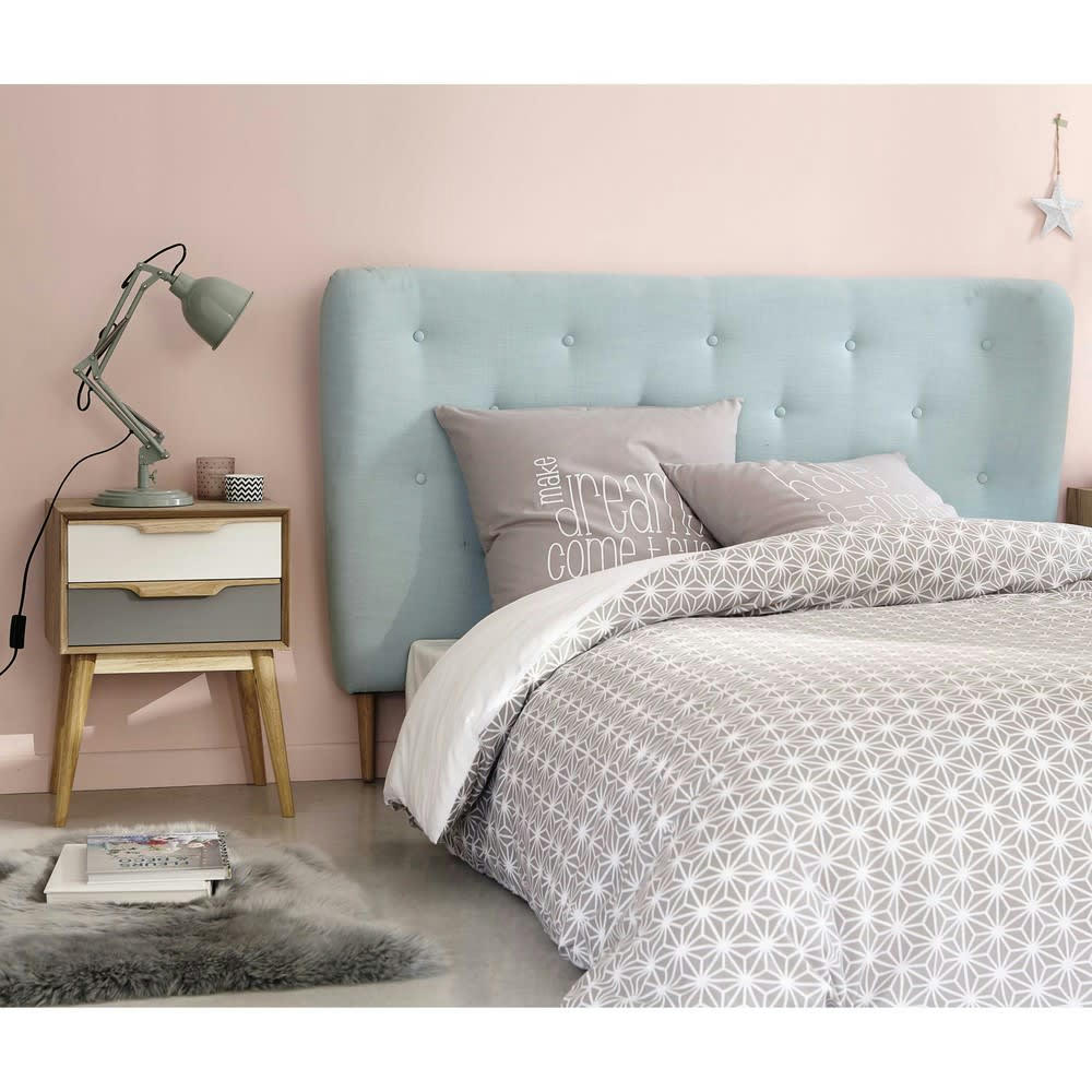 Fjord - Table de chevet vintage 2 tiroirs