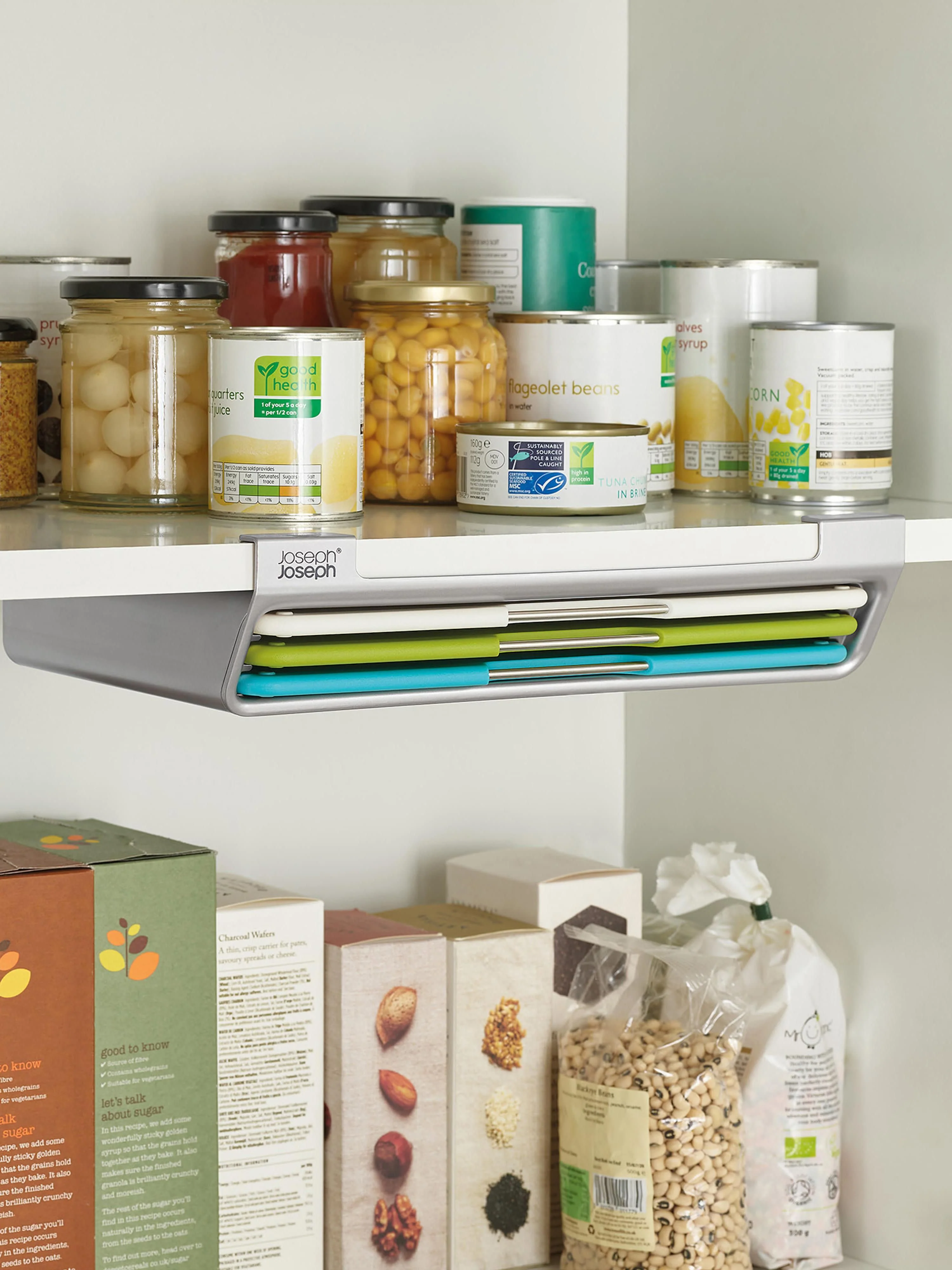 Schneidebretter Folio mit Organizer, 4er-Set